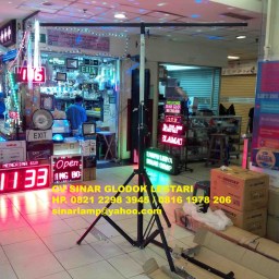 Tiang Tripod Lampu Sorot 24 pcs lampu